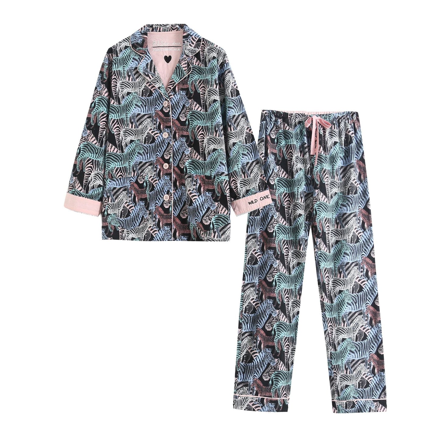 Women's Chic Cotton Brushed Pajamas Homewear
