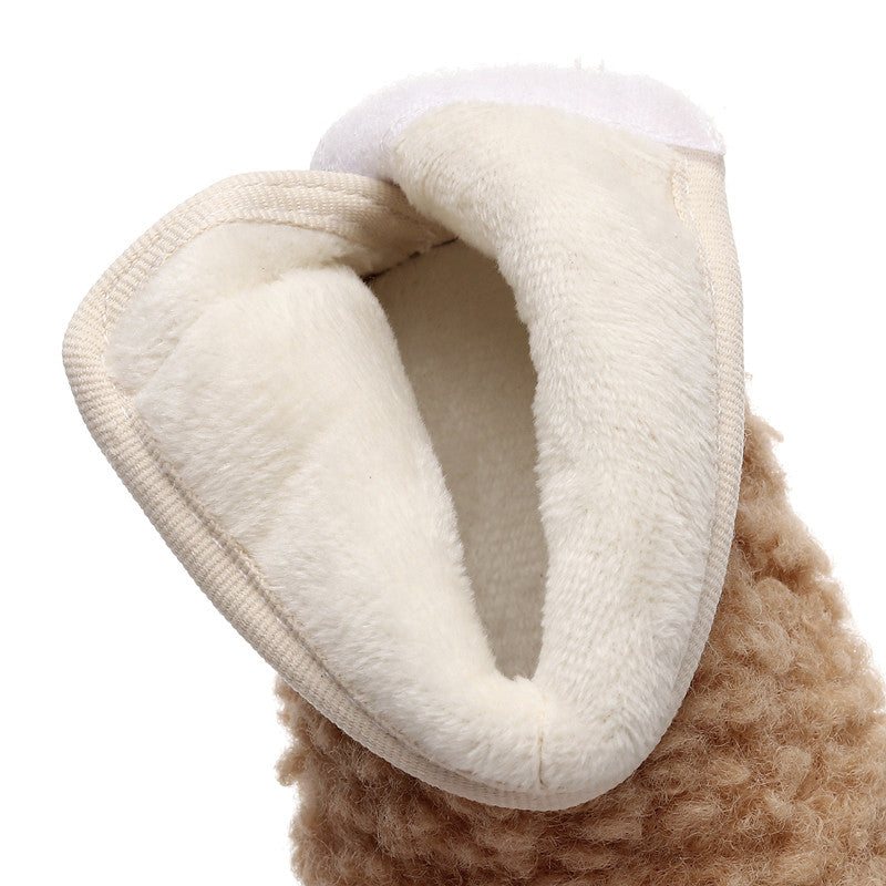 Baby Toddler Fleece-lined Cotton Boots Thermal Baby Shoes