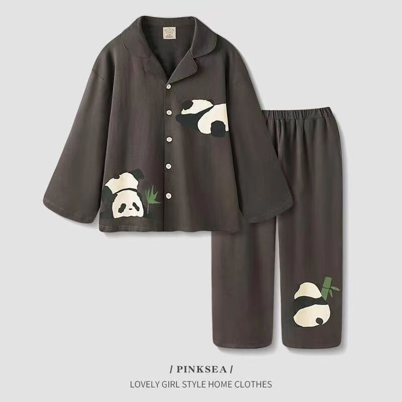 Couple Pajamas Autumn And Winter Men's And Women's Homewear Suit Suitable For Daily Wear