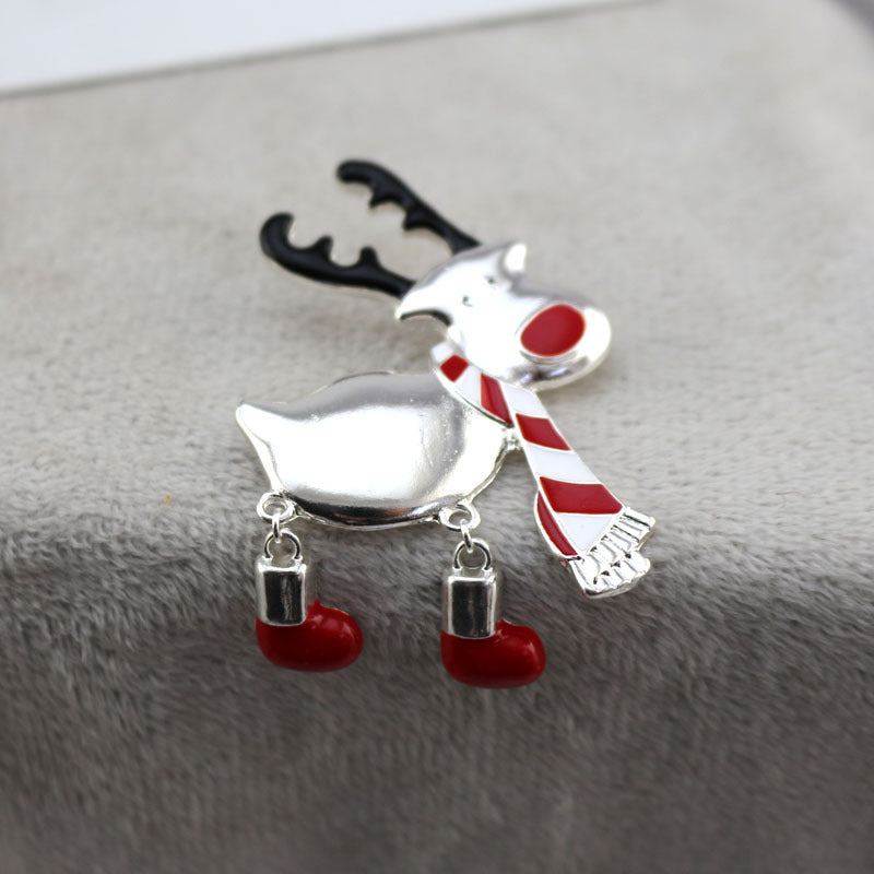 Enamel Christmas Gift Fawn Elk