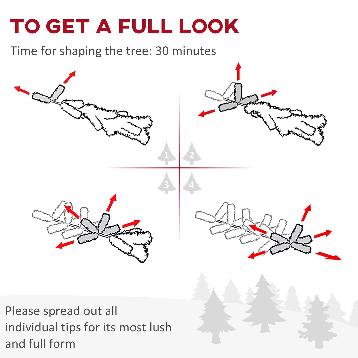 5FT Artificial Christmas Tree, Pencil Christmas Tree With Realistic Branches, Stable Stand, Black