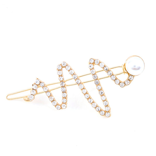 Pearl Word Clip Bangs Clip Hair Accessories