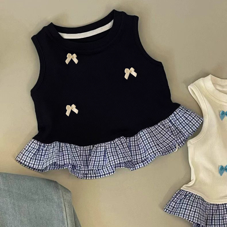 Children's Vest Top Girls' Western Style