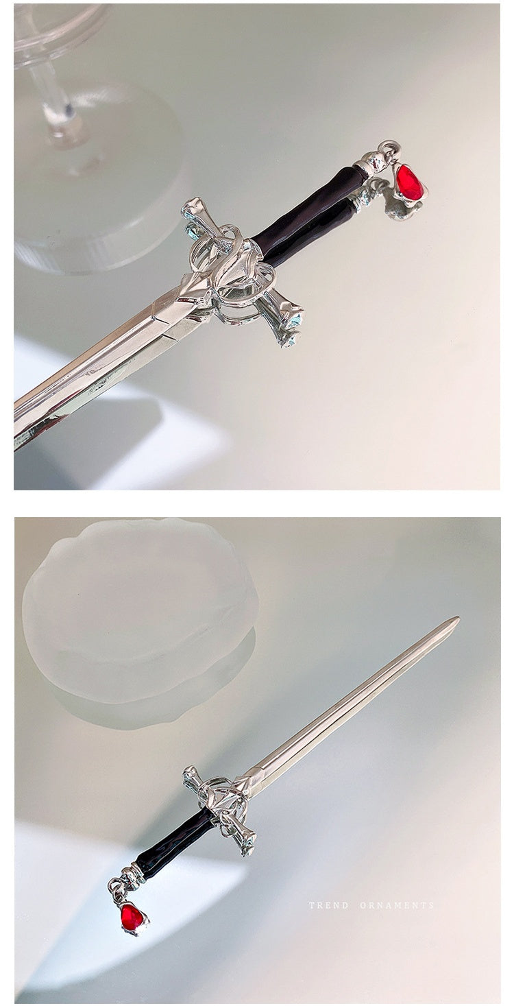 Simple Hair Stick Retro Girl Plate Accessories