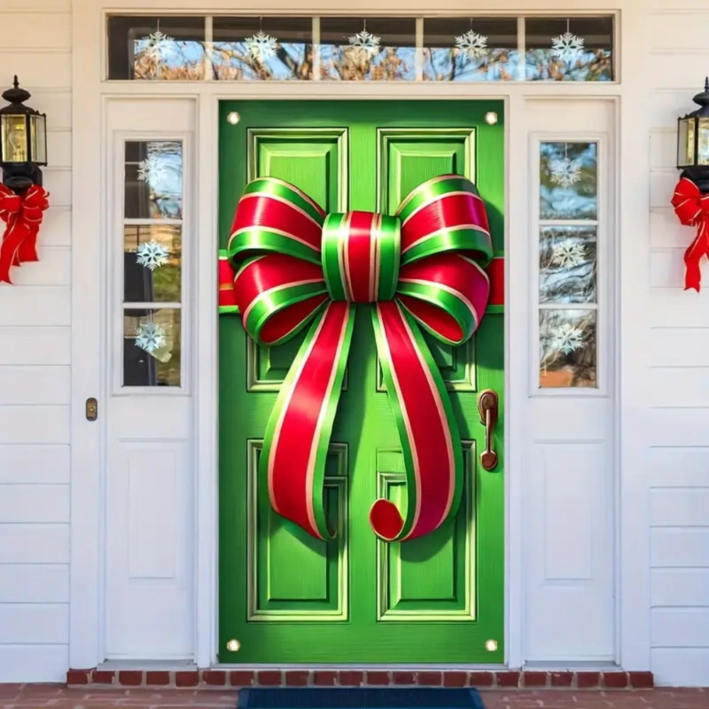 Christmas Curtain Decoration Hanging Cloth Background