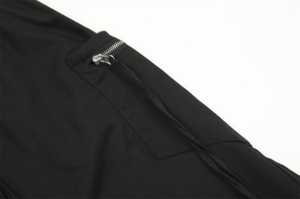 Fashion Pleated Paratrooper Casual Pants Men