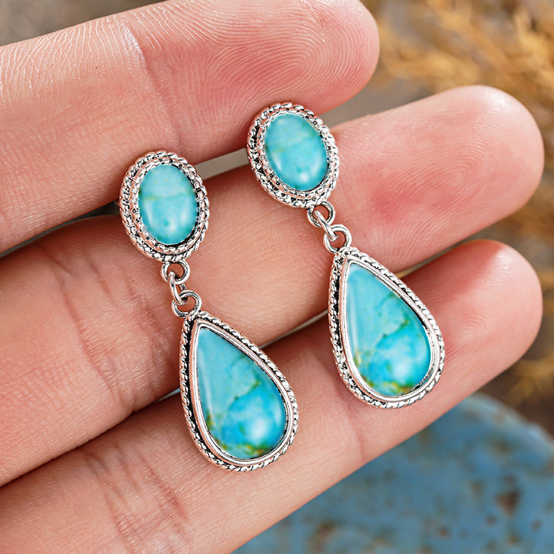 Classical Temperament Water Drop Earrings For Women