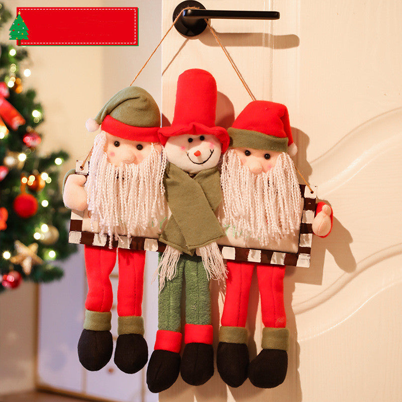 Christmas Tree Pendant Garland Door Hanging