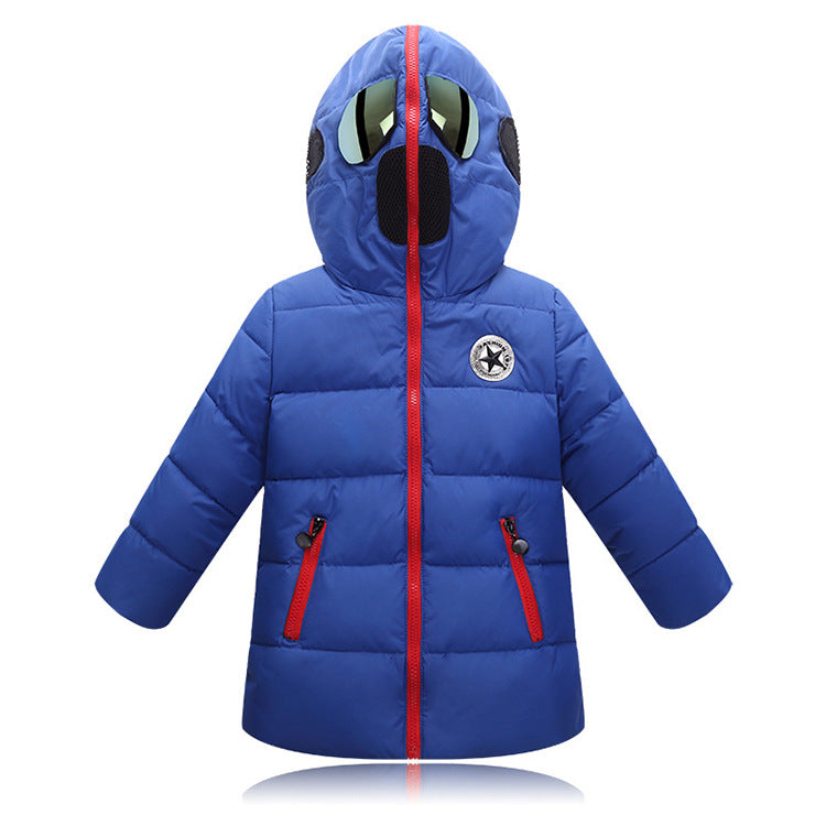 Boys And Girls Glasses Down Jacket Warm