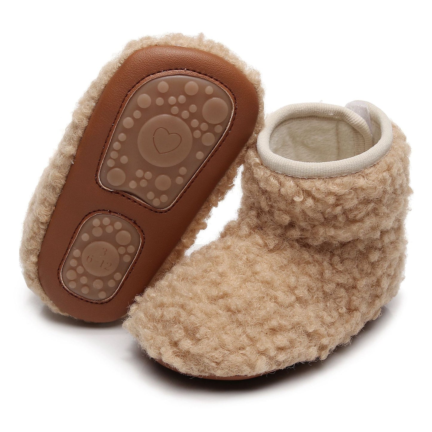 Baby Toddler Fleece-lined Cotton Boots Thermal Baby Shoes