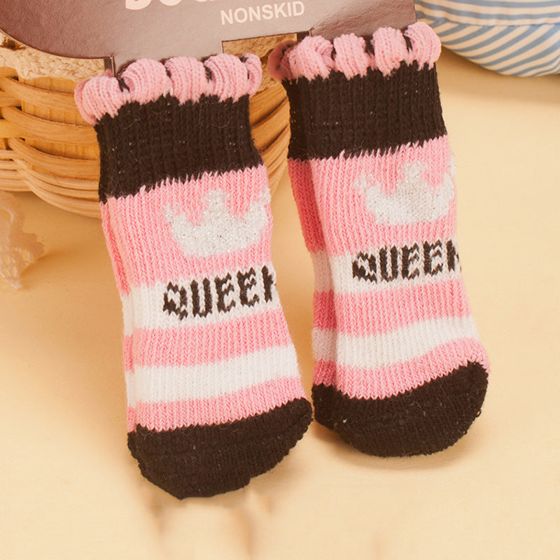 Pet Socks Non-slip Bottom Dog Foot Cover
