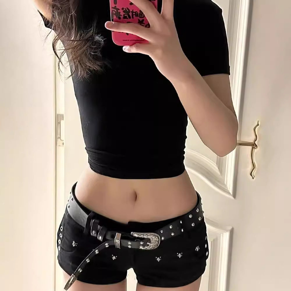 Fashion American Denim Shorts For Women