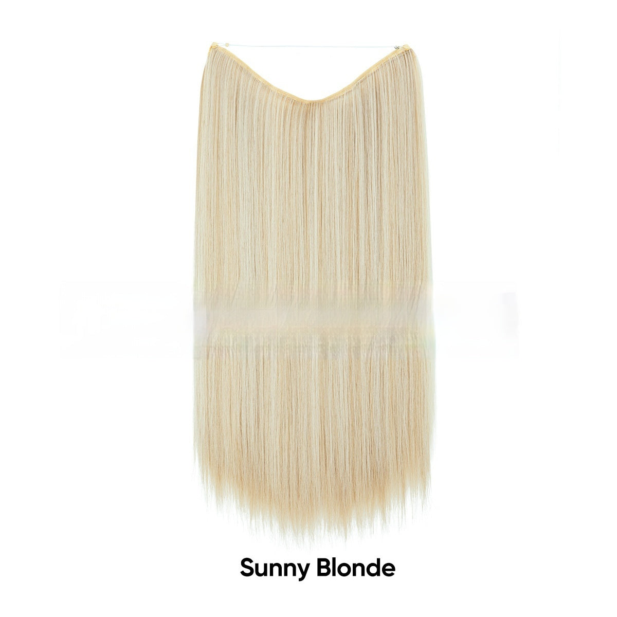 Women's One-piece Adjustable Invisible Straight Multi-color Gradient Hair Extension Fishline