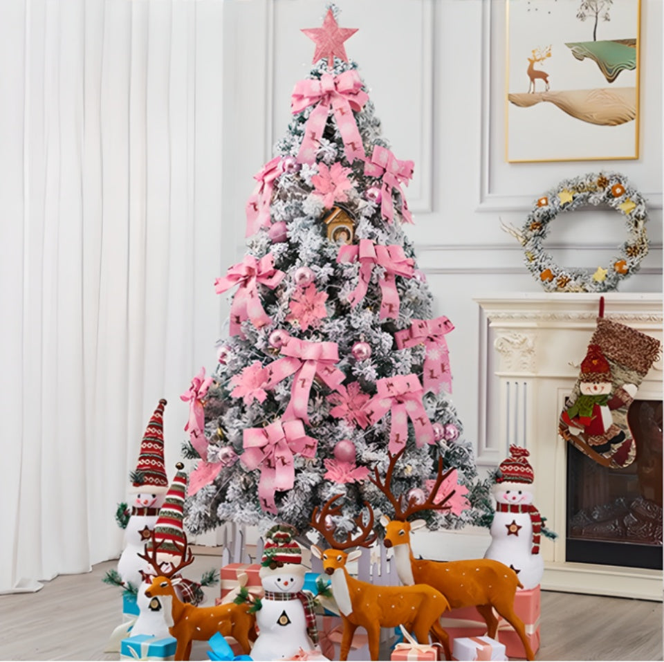 One 180cm Christmas Tree With Red Accessories, On Off-season Promotion. Don't Miss Out.