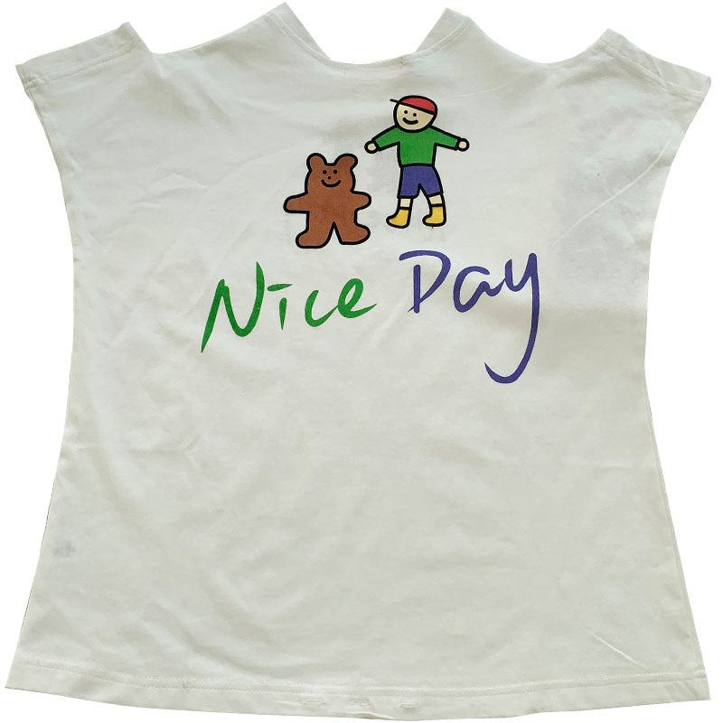 Loose Casual Short Sleeve Top Kids Long T-Shirt