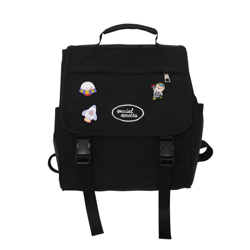 Japanese Style High School Girls Backpack JK Fashion Nylon Waterproof School Bags